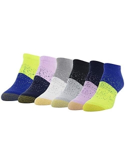 Women's No Show Sport Socks with Arch Support, 6 Pairs