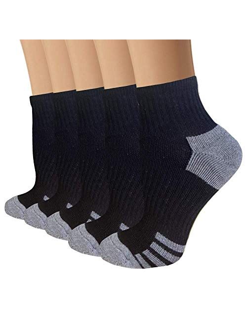 Copper Compression Socks for Men & Women Circulation- Arch Ankle Support for Athletic Running Medical Cycling