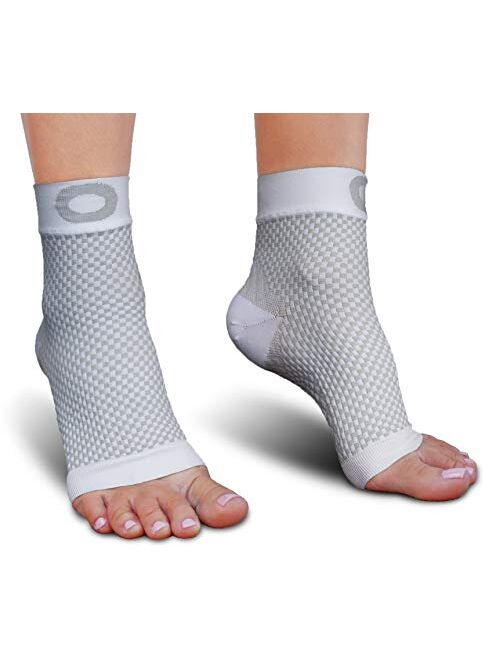 Plantar Fasciitis Socks with Arch Support for Men & Women - Best Ankle Compression Socks for Foot and Heel Pain Relief - Better Than Night Splint Brace, Orthotics, Insert