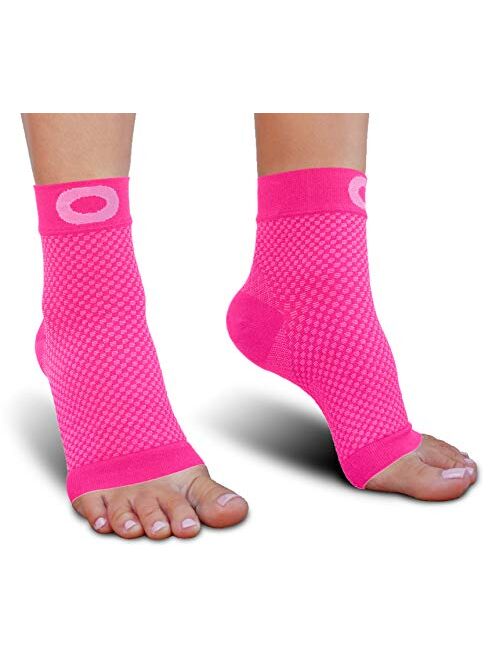 Plantar Fasciitis Socks with Arch Support for Men & Women - Best Ankle Compression Socks for Foot and Heel Pain Relief - Better Than Night Splint Brace, Orthotics, Insert