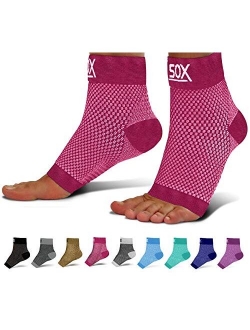 SB SOX Compression Foot Sleeves for Men & Women - BEST Plantar Fasciitis Socks for Plantar Fasciitis Pain Relief, Heel Pain, and Treatment for Everyday Use with Arch Supp