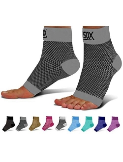 SB SOX Compression Foot Sleeves for Men & Women - BEST Plantar Fasciitis Socks for Plantar Fasciitis Pain Relief, Heel Pain, and Treatment for Everyday Use with Arch Supp