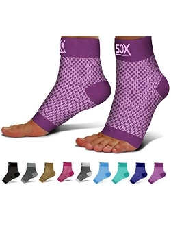 SB SOX Compression Foot Sleeves for Men & Women - BEST Plantar Fasciitis Socks for Plantar Fasciitis Pain Relief, Heel Pain, and Treatment for Everyday Use with Arch Supp