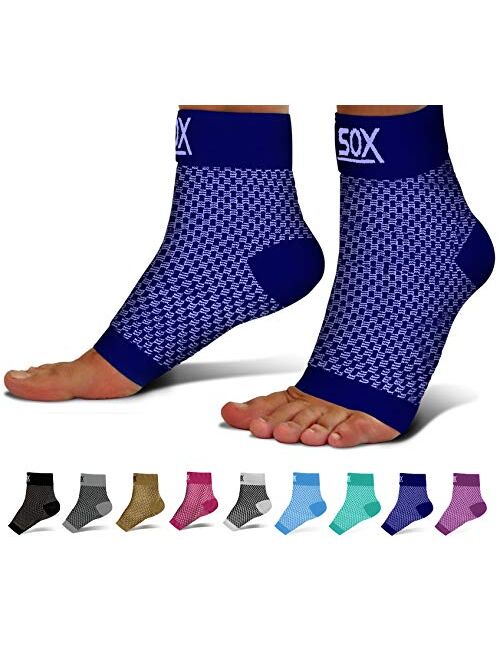 SB SOX Compression Foot Sleeves for Men & Women - BEST Plantar Fasciitis Socks for Plantar Fasciitis Pain Relief, Heel Pain, and Treatment for Everyday Use with Arch Supp