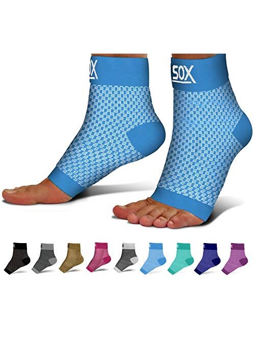 SB SOX Compression Foot Sleeves for Men & Women - BEST Plantar Fasciitis Socks for Plantar Fasciitis Pain Relief, Heel Pain, and Treatment for Everyday Use with Arch Supp