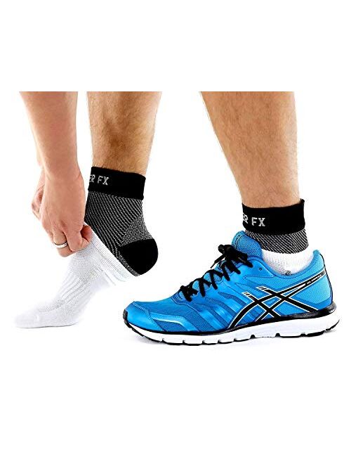 Runner FX Sports Nano Socks for Women Neuropathy - Nano Socks for Men Neuropathy - Plantar Fasciitis Socks with Arch Support, Ankle Compression Foot Sleeve, Nano socks fo