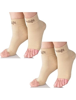 Dowellife Plantar Fasciitis Socks, Ankle Brace Compression Support Sleeves & Arch Support, Foot Compression Sleeves, Ease Swelling, Achilles Tendonitis, Heel Spur for Men