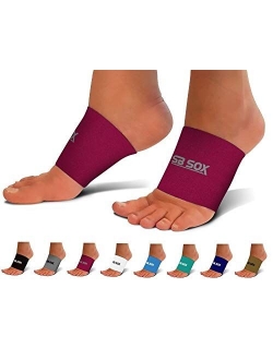 SB SOX Compression Arch Sleeves for Men & Women - Perfect Option to Our Plantar Fasciitis Socks - For Plantar Fasciitis Pain Relief and Treatment for Everyday Use with Ar