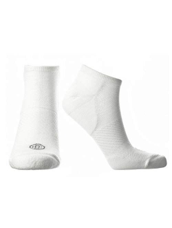 Doctor's Choice Plantar Fasciitis Compression Socks, Arch Support for Men & Women, 10-20 mmHg Compression (White, Medium)