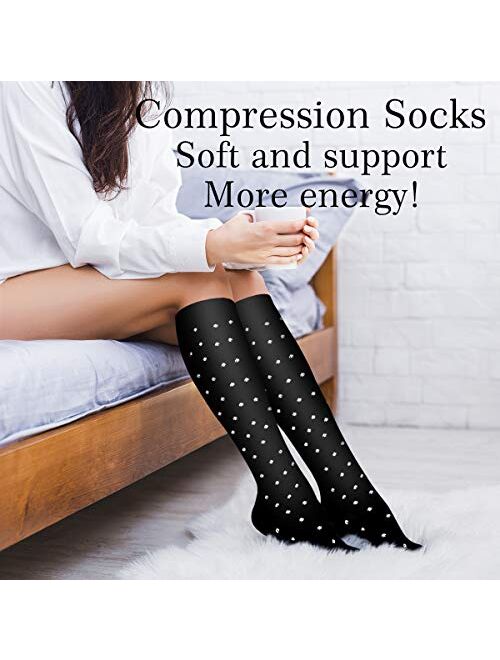 Copper Compression Socks - Compression Socks Women and Men - Best for Circulation, Medical, Running, Athletic, Nurse, Travel