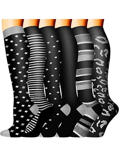 Copper Compression Socks - Compression Socks Women and Men - Best for Circulation, Medical, Running, Athletic, Nurse, Travel