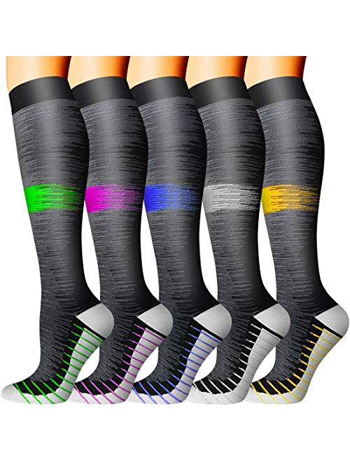 Copper Compression Socks - Compression Socks Women and Men - Best for Circulation, Medical, Running, Athletic, Nurse, Travel