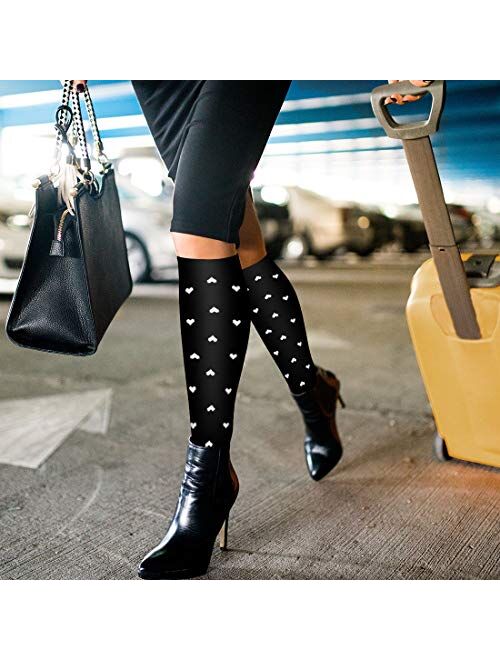 Copper Compression Socks Women & Men 15-20mmhg-Best for Running,Cycling,Sports,Travel,Hiking and Pregnancy