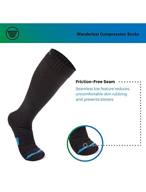 Buy Wanderlust Everyday Use Compression Socks - Support Stockings for ...