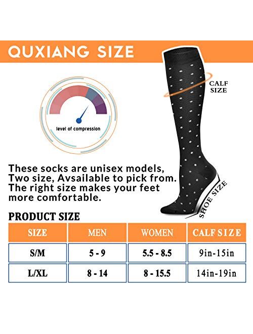 Compression Socks for Women & Men 15-20 mmHg, Best Medical, Nursing, for Running, Athletic, Varicose Veins, Travel