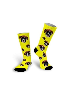 Dog face socks | Personalized pet socks | Your dog on socks | Custom dog sock | Animal socks | Sock with dog picture