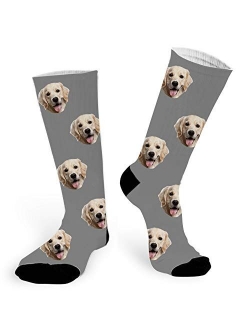 Customized Dog Socks Custom Pet Socks Turn your Dog Picture into Custom Socks Cat Socks Unisex