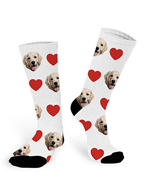 Customized Dog Socks Custom Pet Socks Turn your Dog Picture into Custom Socks Cat Socks Unisex