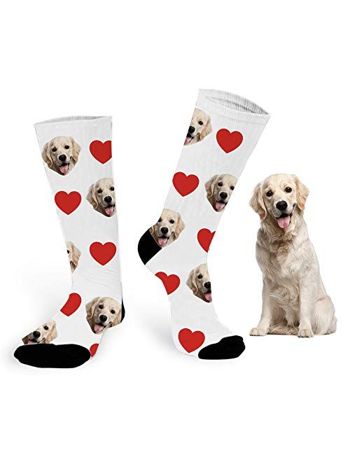 Customized Dog Socks Custom Pet Socks Turn your Dog Picture into Custom Socks Cat Socks Unisex