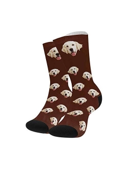 Turn Photo Socks, Funny Socks Turn Your Face into Socks for Pet Cat Dog Lover