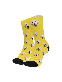 Turn Photo Socks, Funny Socks Turn Your Face into Socks for Pet Cat Dog Lover