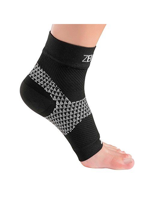 Zensah Plantar Fasciitis Sleeve - Relieve Heel Pain, Arch Support, Reduce Swelling - Compression Foot Sleeve, Plantar Fasciitis Sock