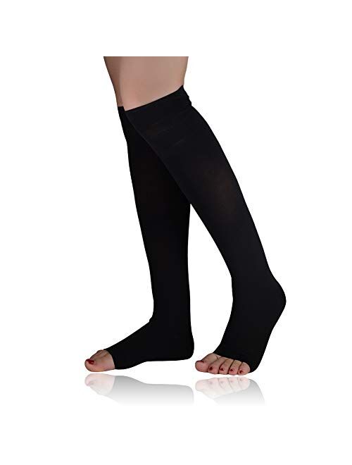 Song Qing Women Medical Calf Compression Stockings 40-50 mmHg Knee High Socks for Pregnancy Varicose Veins Socks