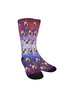 Custom Pet Dog Face Socks Multiple Faces, Funny Socks Turn Your Photo into Socks for Dog Lover 9 Faces