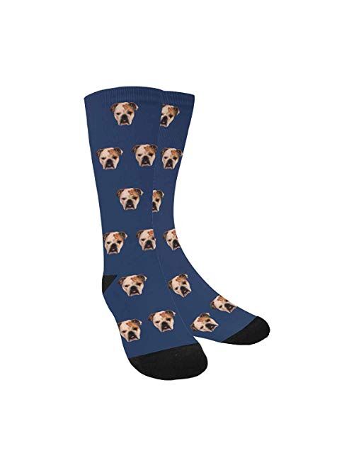 Custom Pet Dog Face Socks Multiple Faces, Funny Socks Turn Your Photo into Socks for Dog Lover 9 Faces