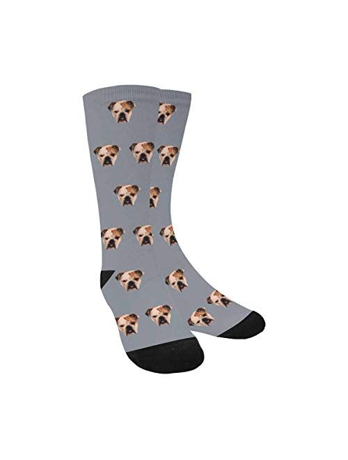 Custom Pet Dog Face Socks Multiple Faces, Funny Socks Turn Your Photo into Socks for Dog Lover 9 Faces