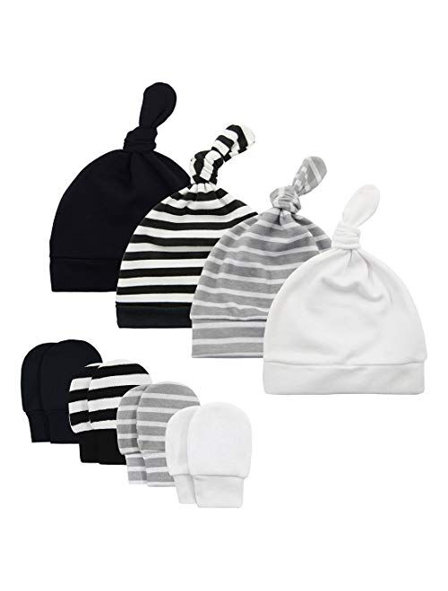 Durio Baby Hats Newborn Baby Beanie Knot Baby Boy Hat Soft Baby Girl Beanies Gifts for Baby Newborn Fall Winter Caps