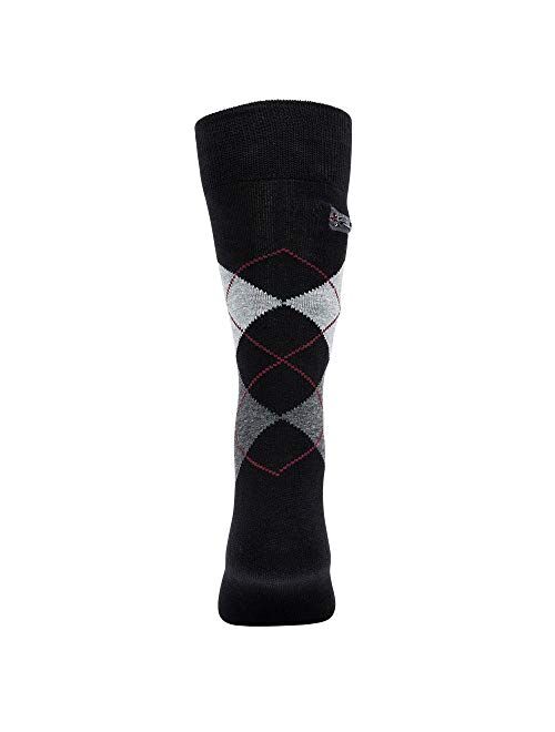 ARGYLE GREY BLACK - Mens Pocket Socks