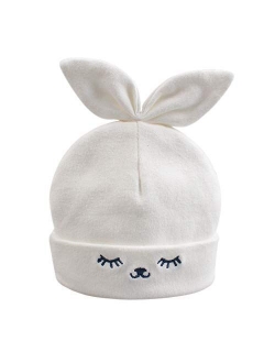 Cotton Newborn Baby Girls Hat Spring Newborn Boys Hat Cute Rabbit Infant Beanie