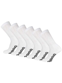 Men's Women Diabetic Loose Top Therapeutic Anti Slip Non Skid Gripper Soft Cotton Full Cushioned Crew Socks