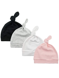 American Trends Baby Beanie Knot Baby Girl Hats Newborn Baby Beanies for Boys Girls Gifts Unisex Baby Accessories