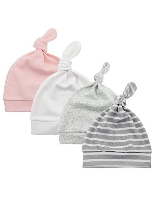 American Trends Baby Beanie Knot Baby Girl Hats Newborn Baby Beanies for Boys Girls Gifts Unisex Baby Accessories