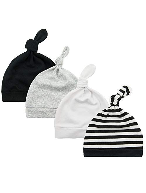 American Trends Baby Beanie Knot Baby Girl Hats Newborn Baby Beanies for Boys Girls Gifts Unisex Baby Accessories