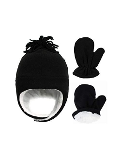 XIAOHAWANG Baby Hat Cute Bear Toddler Earflap Beanie Warm for Fall Winter