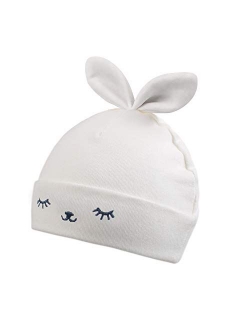 Zsedrut Newborn Hat Baby Boys Girls Beanies 0-4Months Squinting Rabbit Ears