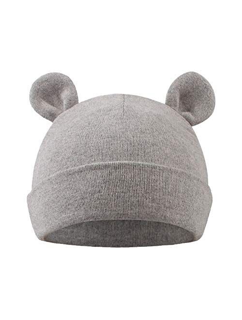 Cotton Newborn Girl Hat Solid Baby Boys Beanie Spring Infant Hats for Girls