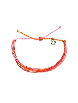 Pura Vida Jewelry Bracelets Bright Bracelet - 100% Waterproof and Handmade w/Coated Charm, Adjustable Band