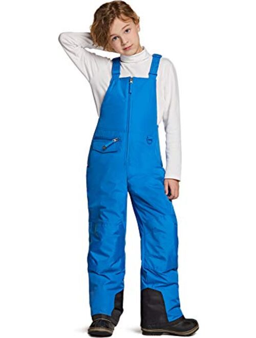 TSLA Kids & Boys and Girls Winter Snow Bibs, Waterproof Insulated Snowboard Overalls, Windproof Ripstop Ski Pants