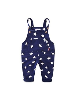 Mud Kingdom Little Boys Overalls Casual Prints