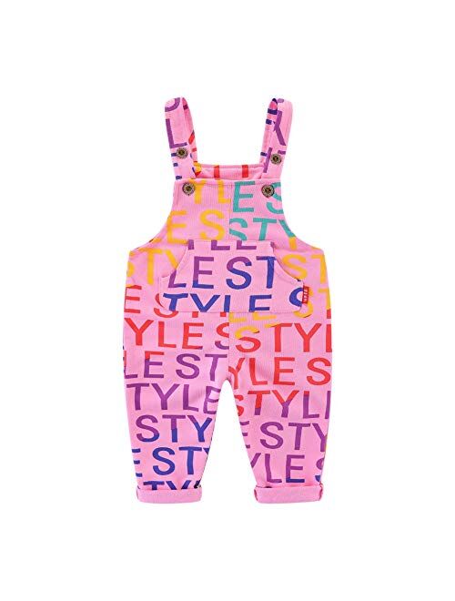 Mud Kingdom Little Boys Overalls Casual Prints