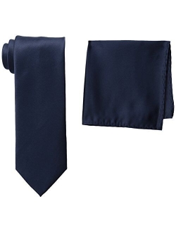 - Juego de corbata de satn para hombre, talla grande