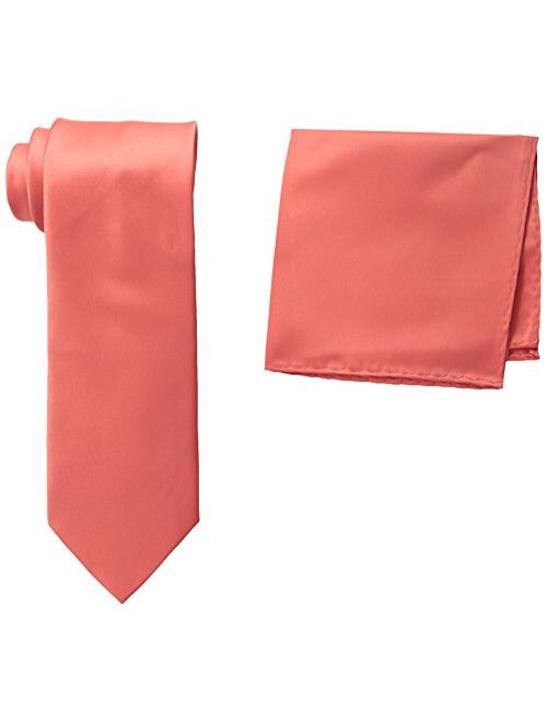 Stacy Adams - Juego de corbata de satén para hombre, talla grande