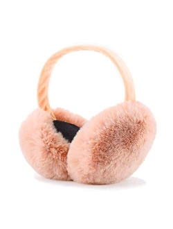 Winter Ear muffs Faux Fur Warm Earmuffs Cute Foldable Outdoor Ear Warmers For Women Girls