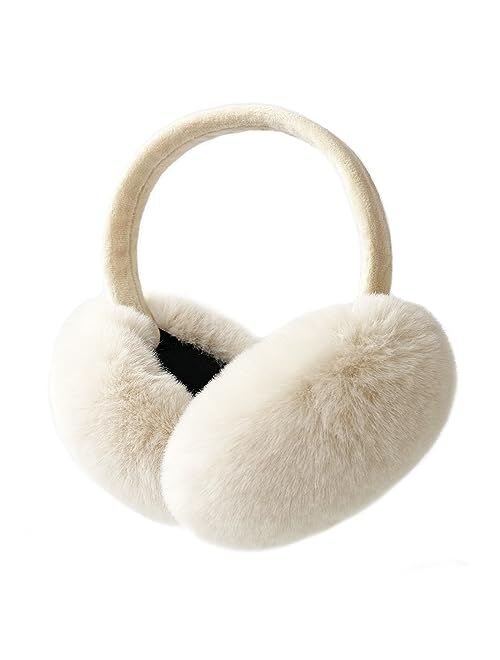 Winter Ear muffs Faux Fur Warm Earmuffs Cute Foldable Outdoor Ear Warmers For Women Girls