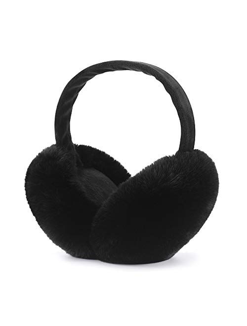 Winter Ear muffs Faux Fur Warm Earmuffs Cute Foldable Outdoor Ear Warmers For Women Girls