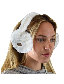 C.C Soft Winter Warm Adjustable Headband Ear Warmer Earmuffs